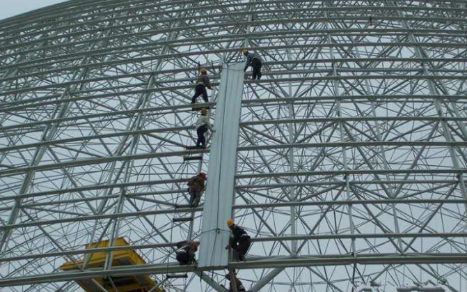 临湘网架装配好以后应当留神哪八项验收事件