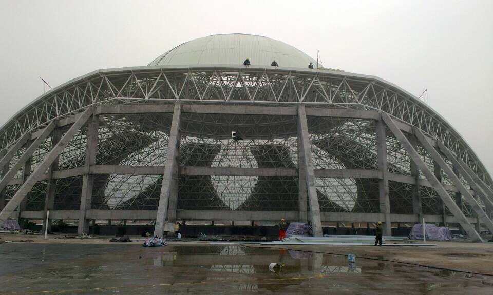 临湘温泉馆网架工程